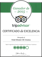 Hotel Mirador de Gredos **** - Certificado de excelencia